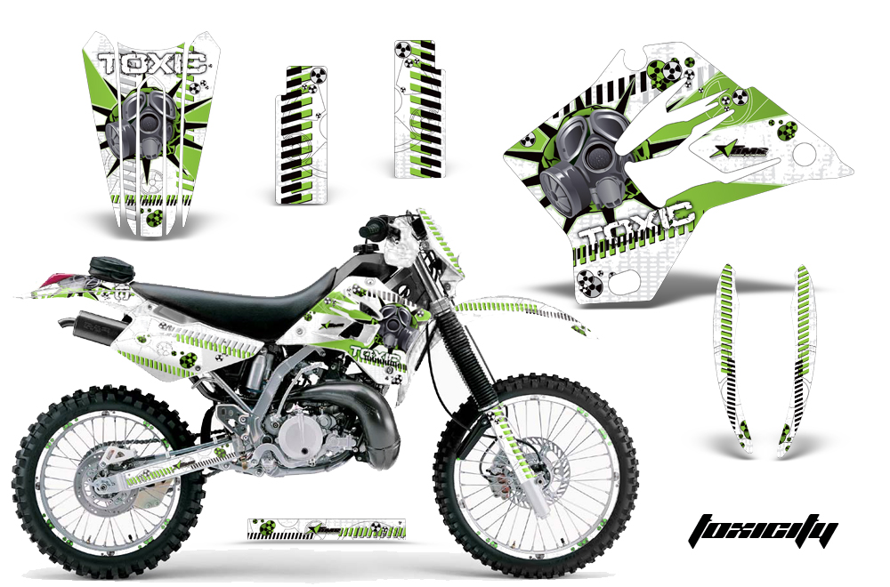 Kawasaki KDX 200 220 95-08 NP Graphic Kit TOX GW NPs